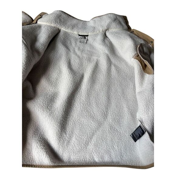 North Face Cragmont Fleece Jacket size M Vintage White Kelp Tan - Picture 8 of 11